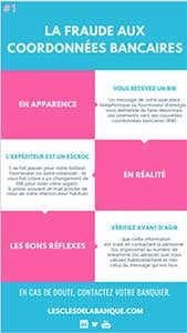 Infographie sur la fraude aux coordonnées bancaires