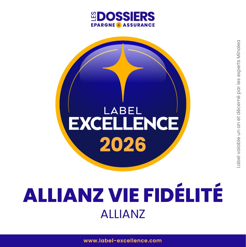 Label d'excellence 2026 Allianz vie fidélité