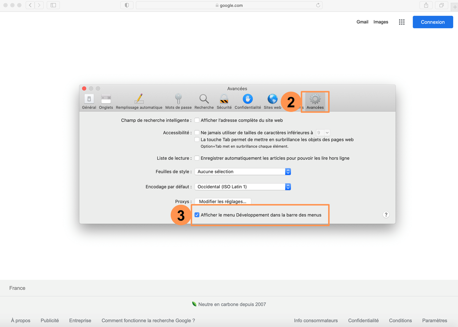 Comment vider son cache sur Safari étape 2