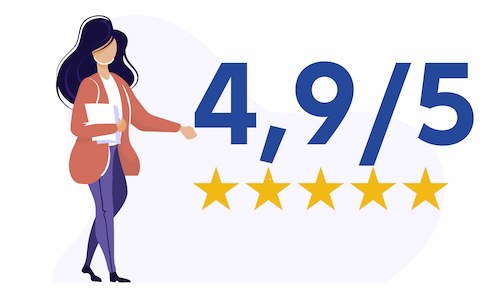 note satisfaction client Allianz 4,9 etoiles sur 5