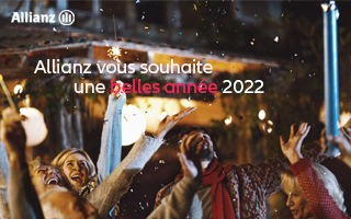 Bonne année ! de l'agence  Allianz Louviers - Gregory & Clemence GIRARD