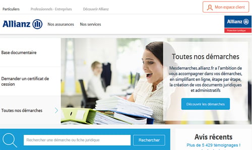 mes démarches allianz